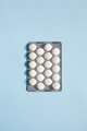 white blister pills medicine. medical treatment for disease flu virus - PhotoDune Item for Sale