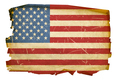 United States Flag old, isolated on white background - PhotoDune Item for Sale