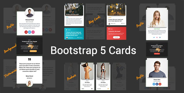 Modern - Responsive Bootstrap 5 Cards