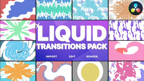 Liquid Transitions Pack | DaVinci Resolve