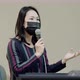 Asian Female Professor With Face Mask Explains To University Student In Classroom. - VideoHive Item for Sale