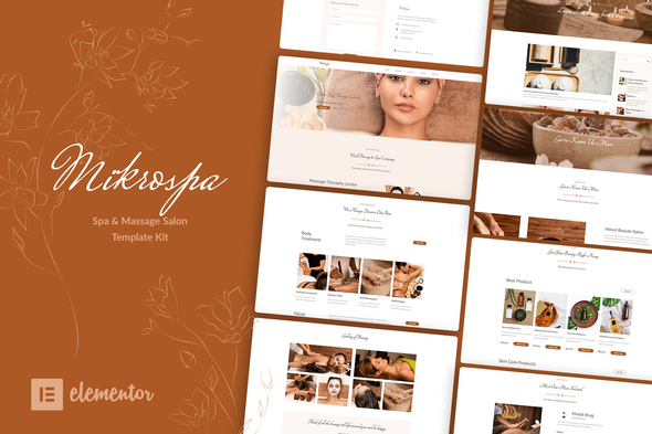 Mikrospa - Spa & Massage Elementor Template Kit