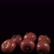 Flying Tomatoes on a Black Background - VideoHive Item for Sale