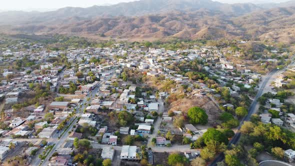Town of Las Palmas, Jalisco In Mexico