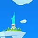 statue of liberty Island Low Poly - 3DOcean Item for Sale