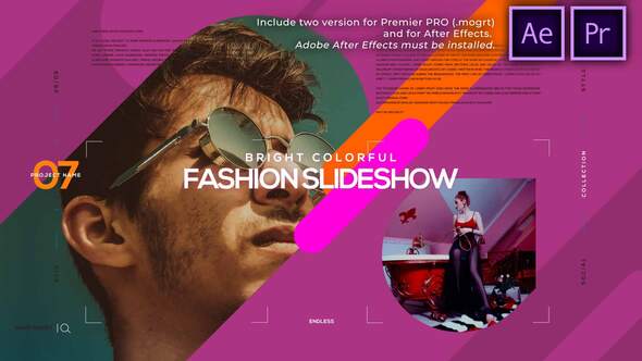 Bright Colorful Fashion Slideshow