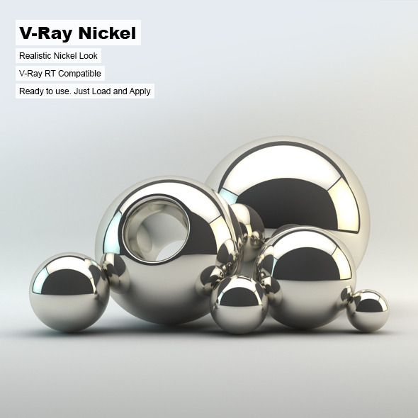V-Ray Nickel Material