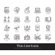 College School University Education Linear Icons - GraphicRiver Item for Sale