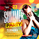 Summer Party Flyer 4 - GraphicRiver Item for Sale