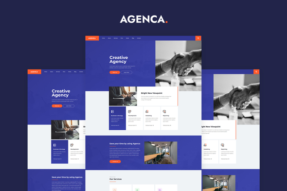 Agenca - Creative Agency Elementor Template Kit