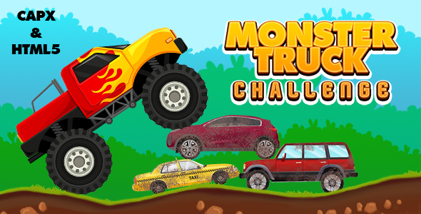 Monster Truck Challenge (CAPX | HTML5 | Cordova)