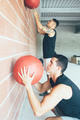 Fitness_men_doing_wall_ball_routine - PhotoDune Item for Sale