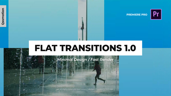 Minimal Flat Transition For Premiere Pro