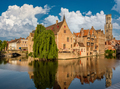 Bruges (Brugge) cityscape with water canal - PhotoDune Item for Sale