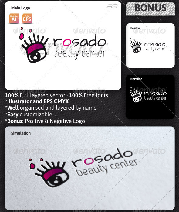 Rosado Beauty Center Logo