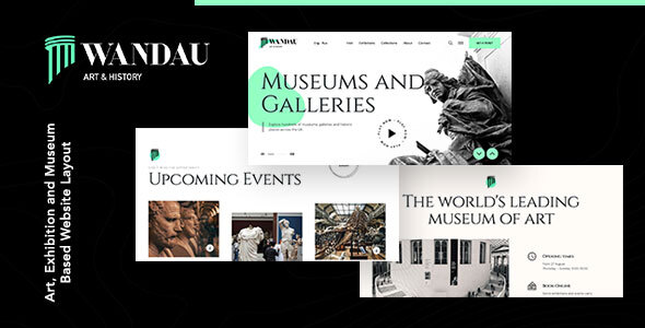 Wandau | Art & History Museum HTML Template