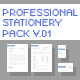 Profesional Stationery Pack V01 - GraphicRiver Item for Sale