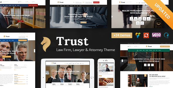 Trust Business - Lawyer and Attorney WordPress Theme