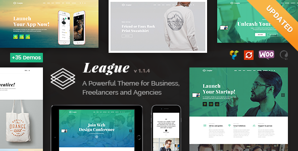 League - A Powerful Theme for Business, Freelancers and Agencies