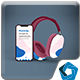 Headphones & Phone Mockup - GraphicRiver Item for Sale