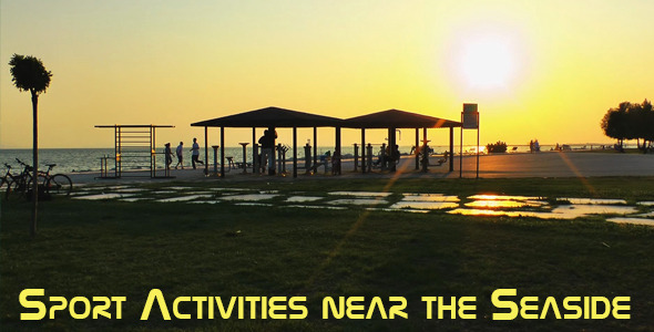 Sport Activities Near The Seaside