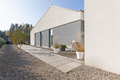 Green and grey backyard of modern suburban house - PhotoDune Item for Sale