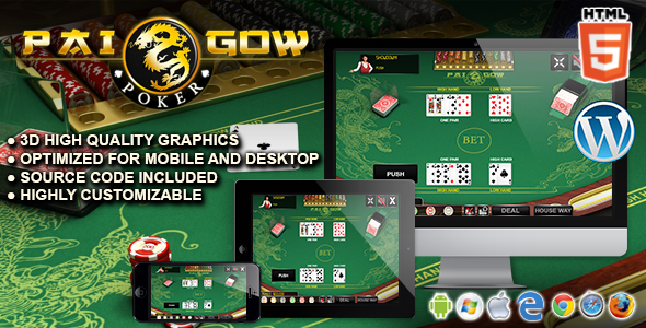 Pai Gow Poker - gra kasynowa HTML5