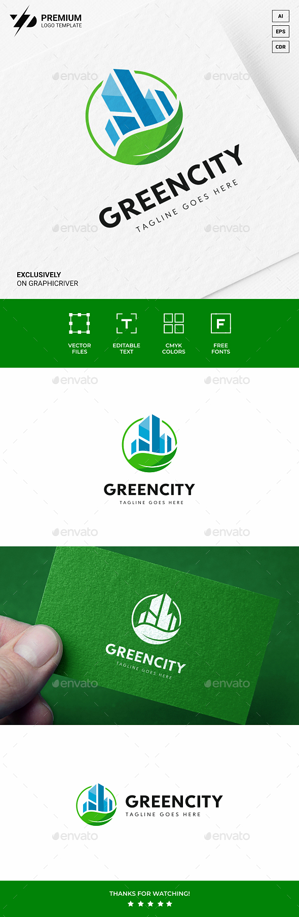 Eco City Logo Template