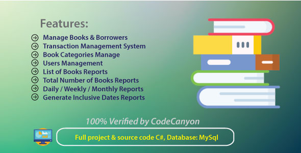 Library Management system with full project & source code C#