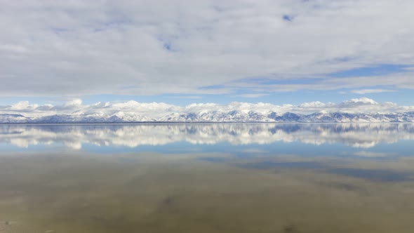 Great Sale Lake and SnowCapped Mountains