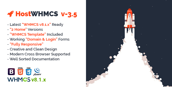 HostWHMCS | Responsywny hosting z szablonem WHMCS