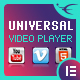 Universal Video Player - YouTube/Vimeo/Self-Hosted - Elementor Widget - CodeCanyon Item for Sale