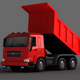 Heavy sand dump construction trucks municipal vehicles - 3DOcean Item for Sale