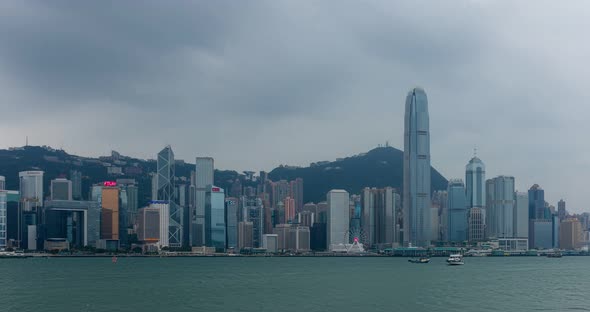 Timelapse of Hong Kong City