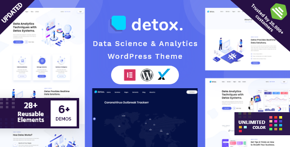 Detox – Data Science & Analytics WordPress Theme