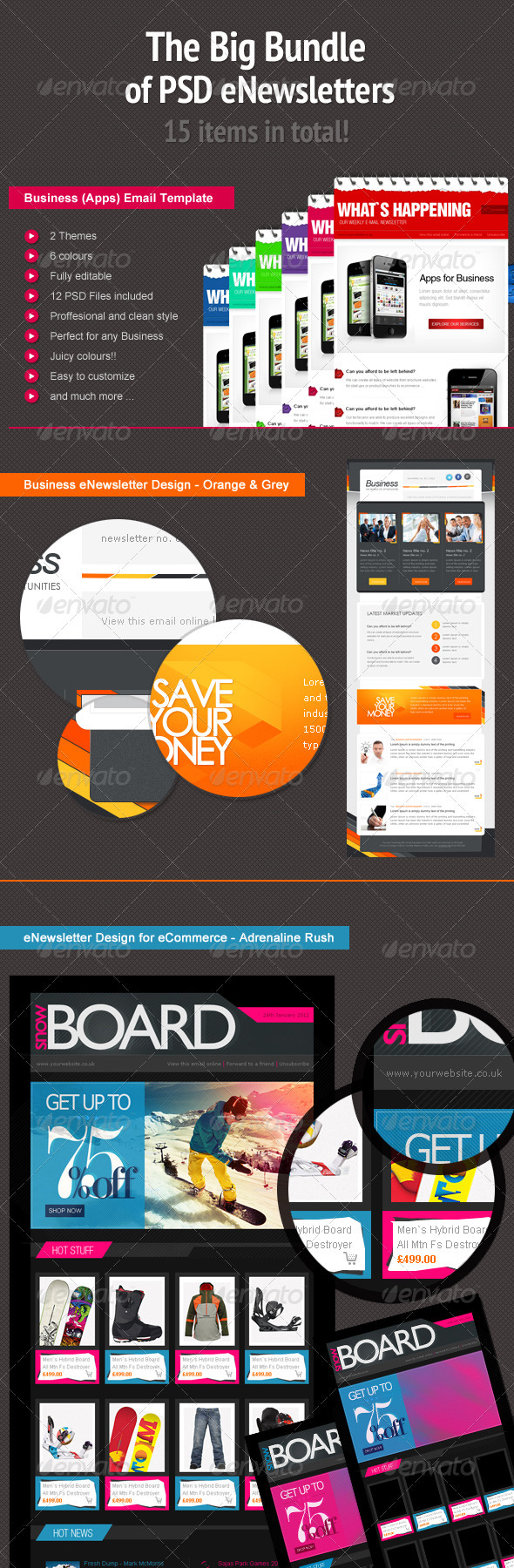 Download Mock Up E Newsletter Templates From Graphicriver
