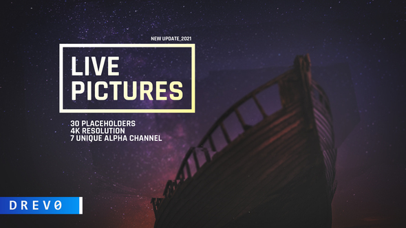 Live Pictures/ Art Style Slideshow/ Parallax 3D Effect/ Brush Stroke Paint/ Camera Move Slide/ Blog alt