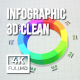 Infographics 3D Clean Graph - VideoHive Item for Sale