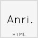 Anri - Personal Blog Template - ThemeForest Item for Sale