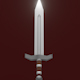 Sword Low-Poly 3D Model - 3DOcean Item for Sale