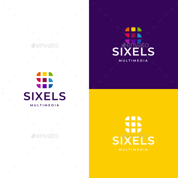 Pixels S Letter Logo