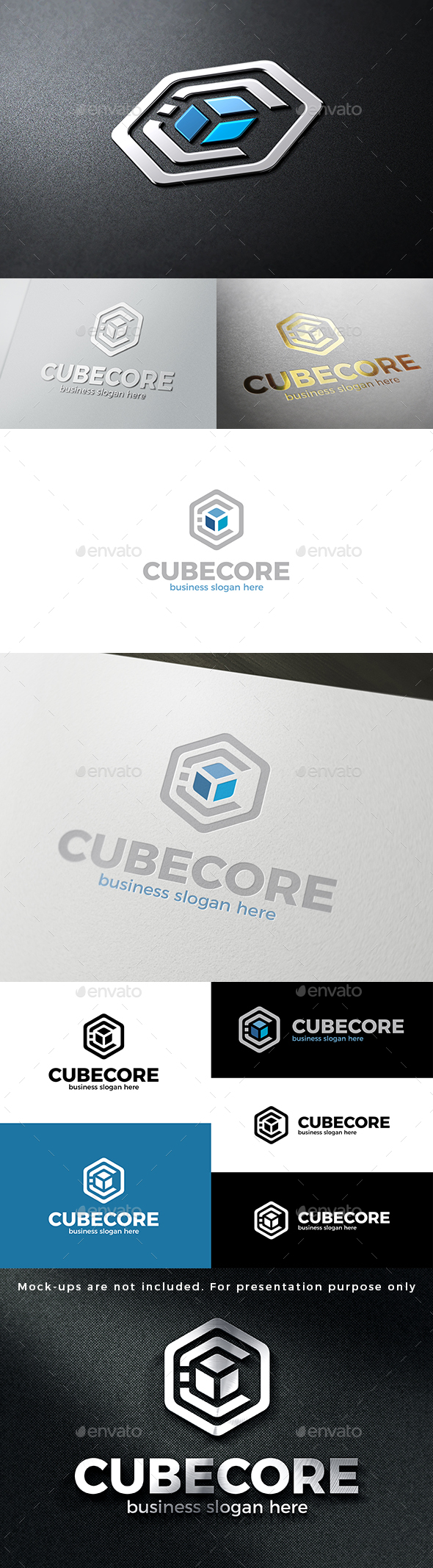 Cube Core Abstract Logo