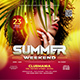 Summer Weekend Flyer - GraphicRiver Item for Sale