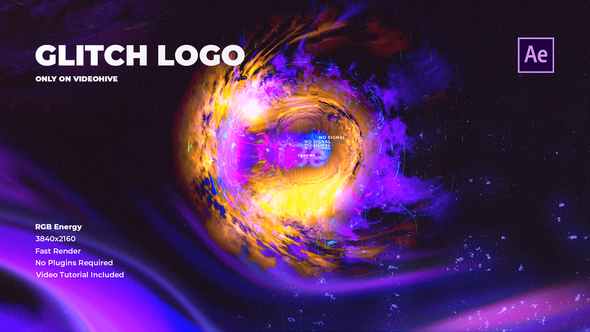 Glitch Logo Super RGB