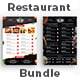Restaurant Food Menu Flyer Bundle - GraphicRiver Item for Sale