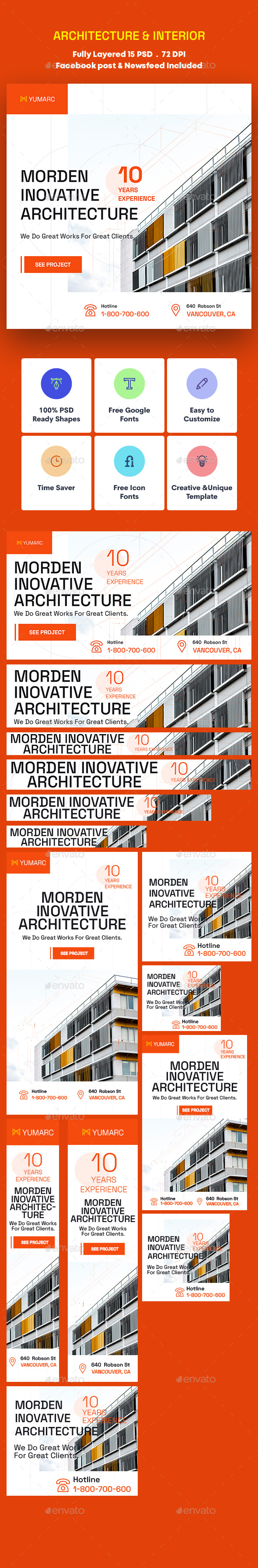 Architecture & Interior Banners Ad