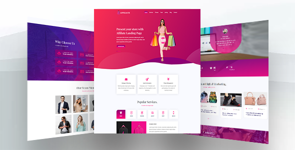 Affiliate - Html Landing Page