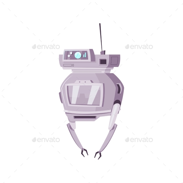 Futuristic Robot Droid Composition