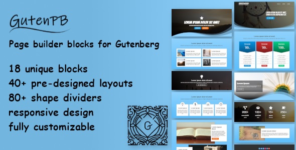GutenPB - Page builder blocks for Gutenberg