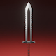 Sword Low-Poly 3D Model - 3DOcean Item for Sale